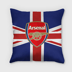 Подушка квадратная FC Arsenal: England, цвет: 3D-принт