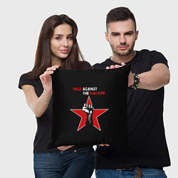 Подушка квадратная Rage Against the Machine - star, цвет: 3D-принт — фото 2