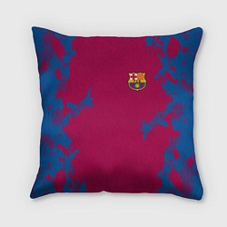 Подушка квадратная FC Barcelona: Purple Original, цвет: 3D-принт