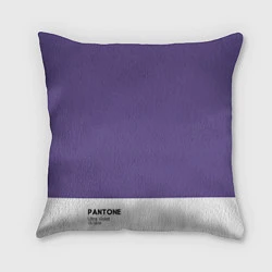 Подушка квадратная Pantone: Ultra Violet