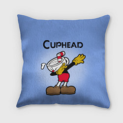 Подушка квадратная Cuphead Dab, цвет: 3D-принт