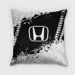 Подушка квадратная Honda: Black Spray