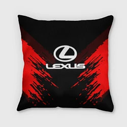 Подушка квадратная Lexus: Red Anger