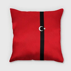 Подушка квадратная Турция, цвет: 3D-принт