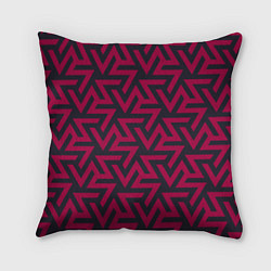 Подушка квадратная Пурпурная абстракция