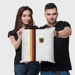 Подушка квадратная I Love Germany, цвет: 3D-принт — фото 2