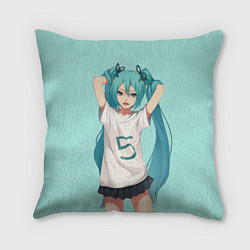 Подушка квадратная Hatsune Miku