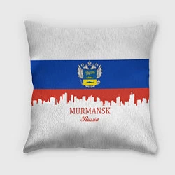 Подушка квадратная Murmansk: Russia