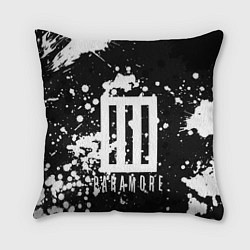 Подушка квадратная Paramore: Black & White