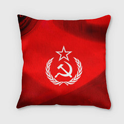Подушка квадратная Патриот СССР, цвет: 3D-принт