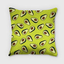 Подушка квадратная Стиль авокадо, цвет: 3D-принт