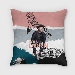 Подушка квадратная Ivan Dorn, цвет: 3D-принт
