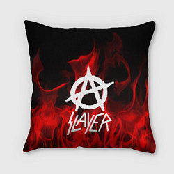Подушка квадратная Slayer Flame, цвет: 3D-принт