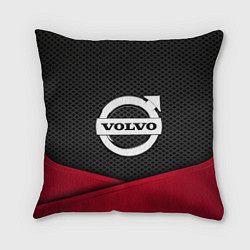 Подушка квадратная Volvo: Grey Carbon, цвет: 3D-принт