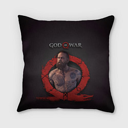 Подушка квадратная God of War: Baldur, цвет: 3D-принт