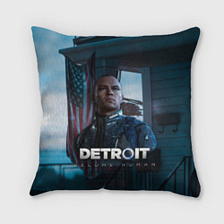 Подушка квадратная Detroit: Markus, цвет: 3D-принт