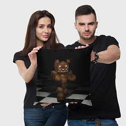 Подушка квадратная Minecraft: Freddy FNAF, цвет: 3D-принт — фото 2