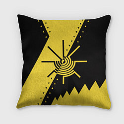 Подушка квадратная Солнечная геометрия, цвет: 3D-принт
