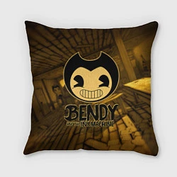 Подушка квадратная Black Bendy