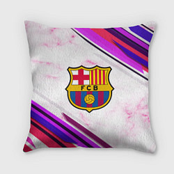 Подушка квадратная Barcelona, цвет: 3D-принт