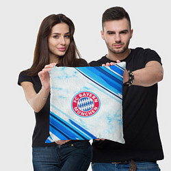 Подушка квадратная Bayern Munchen, цвет: 3D-принт — фото 2