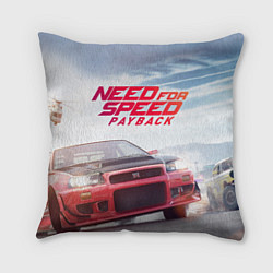 Подушка квадратная Need for Speed: Payback, цвет: 3D-принт