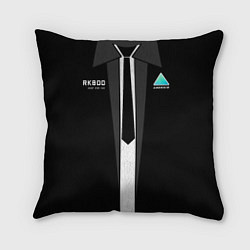 Подушка квадратная RK800 Android Black, цвет: 3D-принт