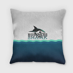 Подушка квадратная Business Shark