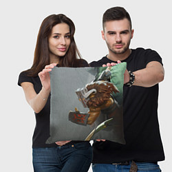 Подушка квадратная Dota 2: Juggernaut, цвет: 3D-принт — фото 2