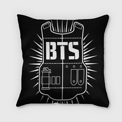 Подушка квадратная BTS ARMY, цвет: 3D-принт