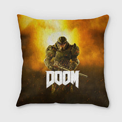 Подушка квадратная DOOM: Soldier