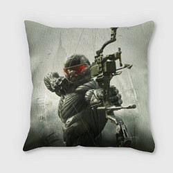 Подушка квадратная Crysis Soldier, цвет: 3D-принт