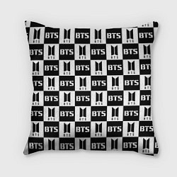 Подушка квадратная BTS B&W