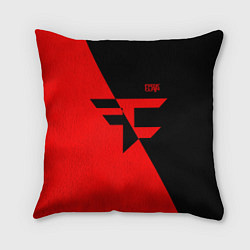 Подушка квадратная FaZe Clan: Red & Black, цвет: 3D-принт
