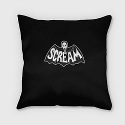 Подушка квадратная Scream, цвет: 3D-принт