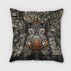 Подушка квадратная Mosaic Pig