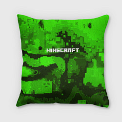 Подушка квадратная Minecraft: Green World
