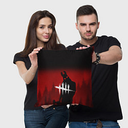 Подушка квадратная Dead by Daylight, цвет: 3D-принт — фото 2