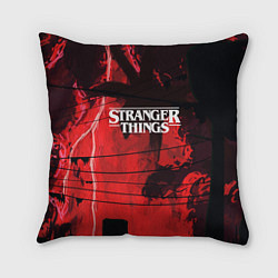Подушка квадратная Stranger Things: Red Dream, цвет: 3D-принт