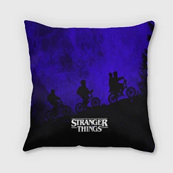 Подушка квадратная Stranger Things: Moon Biker, цвет: 3D-принт