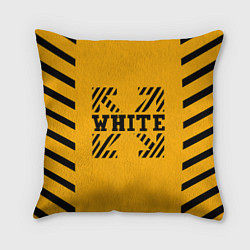 Подушка квадратная Off-White: Yellow Style