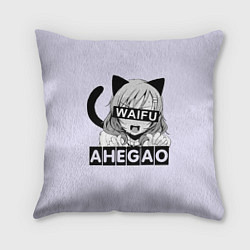 Подушка квадратная Ahegao Waifu, цвет: 3D-принт