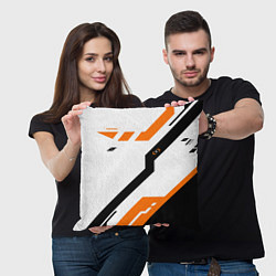 Подушка квадратная CS:GO Asiimov Light, цвет: 3D-принт — фото 2