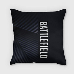 Подушка квадратная BATTLEFIELD: Black Style, цвет: 3D-принт