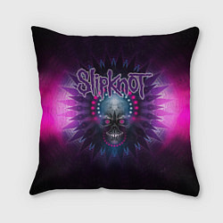 Подушка квадратная Slipknot: Neon Skull
