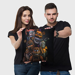 Подушка квадратная Five Nights at Freddy's, цвет: 3D-принт — фото 2