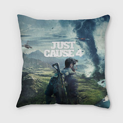 Подушка квадратная Just Cause 4, цвет: 3D-принт