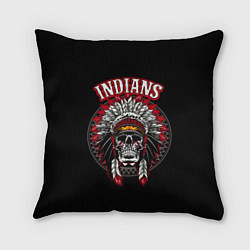 Подушка квадратная Indians Skulls