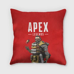 Подушка квадратная Apex Legends: Red Caustic