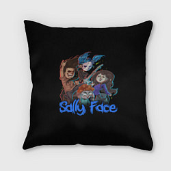 Подушка квадратная Sally Face: Rock Band